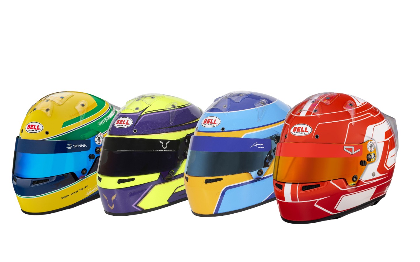 Bell KC7-CMR Series Helmetes F1 Editions - Ayrton Senna, Charles Leclerc, Lewis Hamilton, Fernando Alonso - Fast Racer