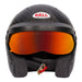 Bell HP10 Carbon Open Face Helmet With Free HP Premium Bag - Red Mirror Shield - Front - Fast Racer