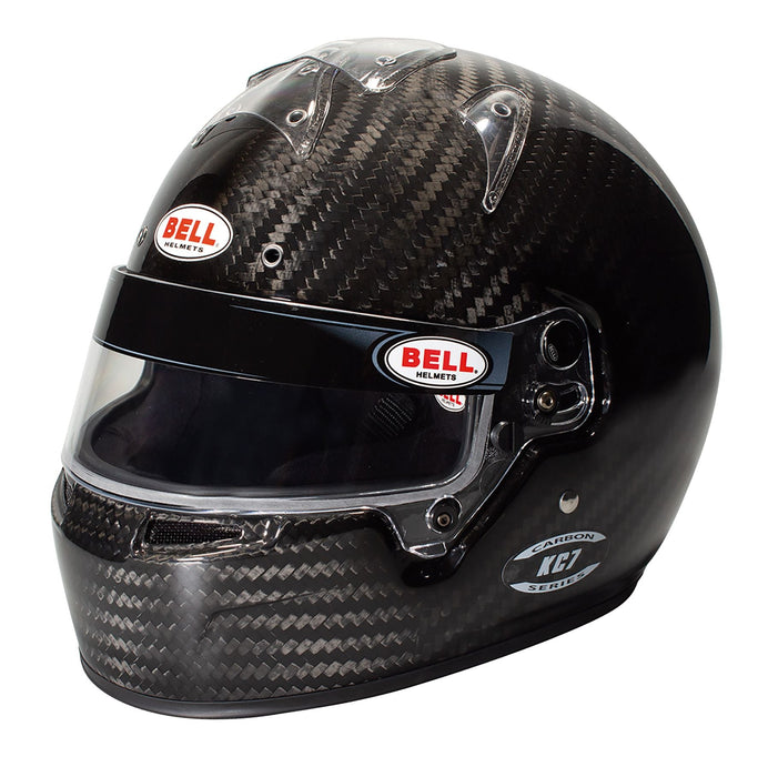 Bell KC7-CMR Carbon Youth Kart Helmet with Free Fleece Helmet Bag - Main - Fast Racer