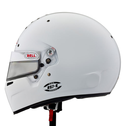 Bell RS7-K Snell K2020 Kart Helmet With FREE Fleece Helmet Bag - Left - Fast Racer