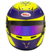 Bell KC7-CMR Kart Helmet - Lewis Hamilton Yellow/Purple With Free HP Helmet Bag - Front - Fast Racer