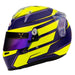 Bell KC7-CMR Kart Helmet - Lewis Hamilton Yellow/Purple With Free HP Helmet Bag - Left - Fast Racer