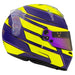 Bell KC7-CMR Kart Helmet - Lewis Hamilton Yellow/Purple With Free HP Helmet Bag - Right - Fast Racer