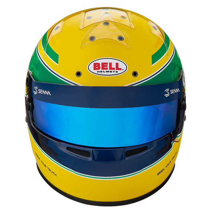 Bell KC7-CMR Kart Helmets - Ayrton Senna - Front Shield - Fast Racer
