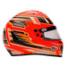 Bell KC7-CMR Champion Anthracite/Orange Kart Helmet  - Free Bell Fleece Helmet Bag - Right - Fast 