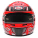 Bell KC7-CMR Champion Anthracite/Red Kart Helmet  - Free Bell Fleece Helmet Bag - Front - Fast Racer