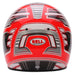 Bell KC7-CMR Champion Anthracite/Red Kart Helmet  - Free Bell Fleece Helmet Bag - Rear - Fast Racer