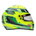 Bell KC7-CMR Champion Anthracite/Yellow Kart Helmet  - Free Bell Fleece Helmet Bag - Right - Fast Racer