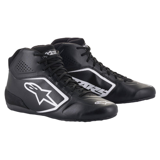 Alpinestars TECH-1 K START V2 Kart Shoes - Black/White - Fast Racer