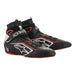 Alpinestars TECH-1 Z V2 Racing Shoes / Boots, Pair - Black/White/Red/ - Fast Racer