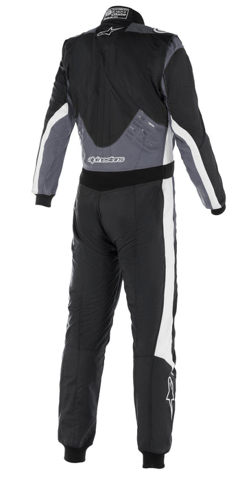 Alpinestars GP PRO COMP V2 FIA Racing Suit - Black/Asphalt/White - Front - Fast Racer