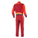 Alpinestars Race Fire Suit GP PRO Comp Bootcut - Back - Scarlet Red/Orange Flue - Fast Racer