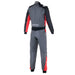 Alpinestars Atom Bootcut Racing Suit - FIA Approved - Anthracite/Red/Black - Back - Fast Racer