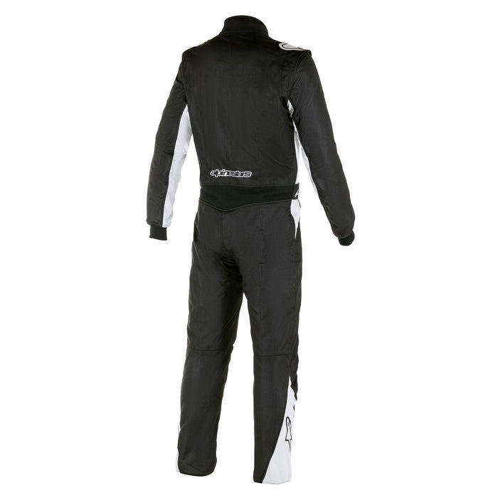 Alpinestars Arom Bootcut Racing Suit - FIA Rated - Black/Silver - Back - Fast Racer