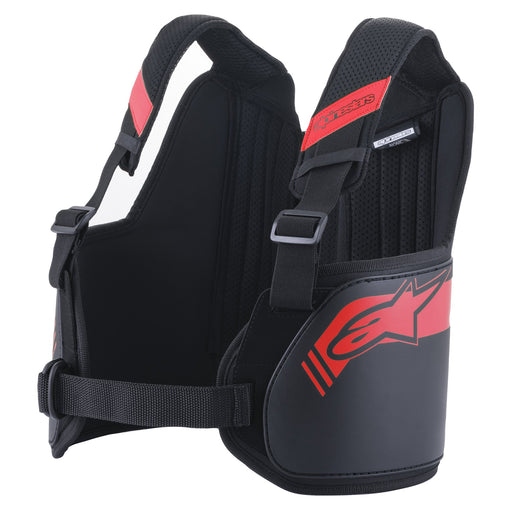 Alpinestars BIONIC AIR Rib Protector, Youth Size - Black/Red Front - Fast Racer