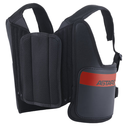 Alpinestars BIONIC AIR Rib Protector, Youth Size - Black/Red Rear - Fast Racer