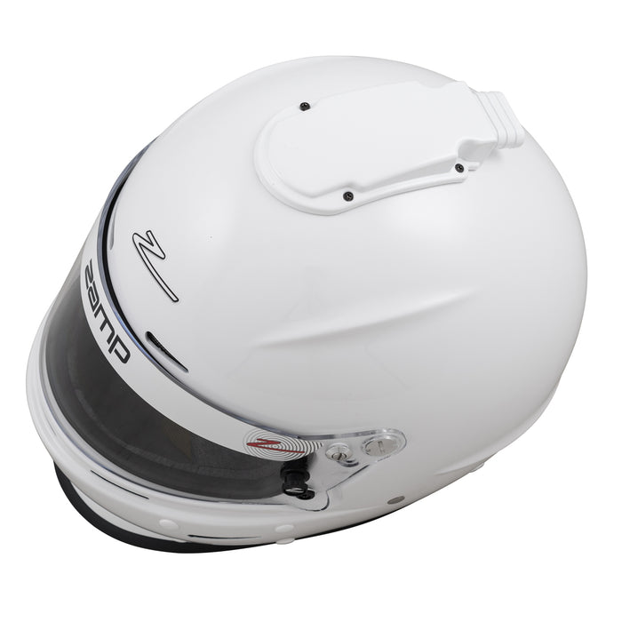 Zamp RZ-62 Air Aramid Solid Snell SA2020 Racing Helmet - White - Front Top - Fast  Racer