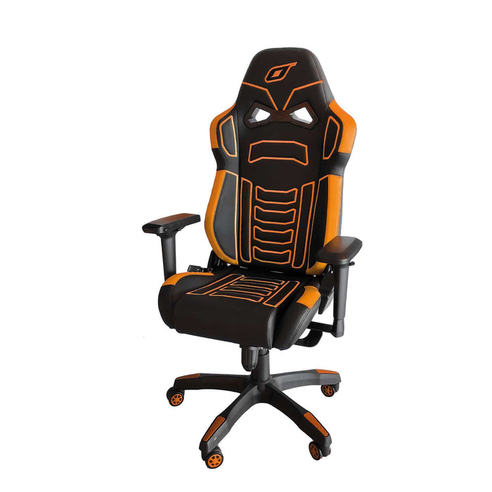 OMP GS X Racing Style Gaming Chair - Black/Fluo Orange - Fast Racer