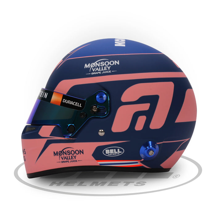 Bell 1:2 Scale F1 Mini Helmet Alex Albon 2024 Williams Racing - Left - Fast Racer