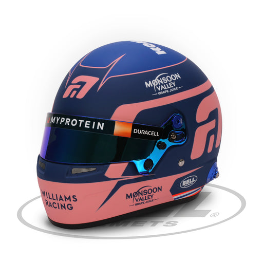 Bell 1:2 Scale F1 Mini Helmet Alex Albon 2024 Williams Racing - Main - Fast Racer