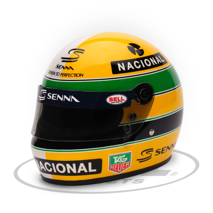 Bell 1:2 Scale Mini Helmet Replica Ayrton Senna 30 Years Legacy - Main - Fast Racer