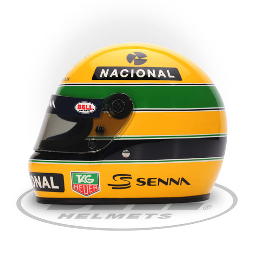 Bell 1:2 Scale Mini Helmet Replica Ayrton Senna 30 Years Legacy - Right - Fast Racer