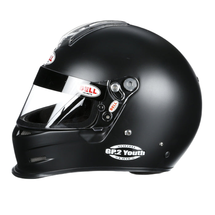 Bell GP2 Youth Kart and Race Helmet - SFI Youth Standard - Left Black - Fast Racer