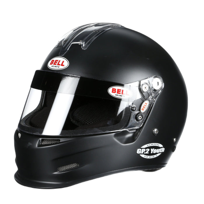 Bell GP2 Youth Kart and Race Helmet - SFI Youth Standard - Main Black - Fast Racer