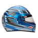 Bell KC7-CMR Champion Anthracite/Blue Kart Helmet  - Free Bell Fleece Helmet Bag - Right - Fast Racer