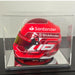 Bell Mini Helmet Collectible Clear Plexiglass Display Case - Fast Racer