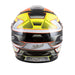 Zamp RZ-42Y Youth Snell - CMR2016 Helmet - Orange/Yellow - Youth Helmets - Rear - Fast Racer