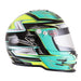 Zamp RZ-42Y Youth Snell - CMR2016 Helmet - Green/Silver - Youth Helmets - Right - Fast Racer