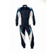 OMP Tecnica Evo Race Suit - Fire Suit - Auto Racing Suit - Navy Blue / White - Fast Racer