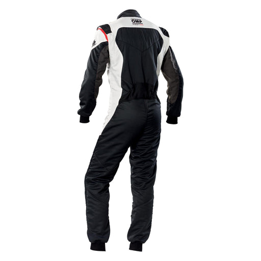 OMP FIRST EVO SUIT MY2020 Black White - Fast Racer