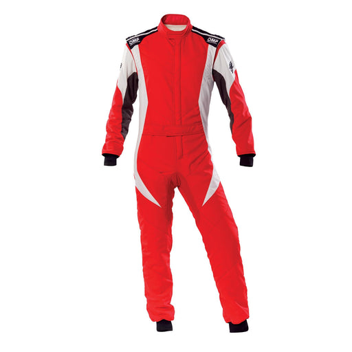 OMP FIRST EVO SUIT MY2020 Red White - Fast Racer
