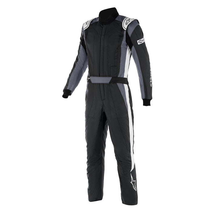 Alpinestars GP PRO COMP V2 BOOT-CUT SUIT - Black/Asphalt/White - Fast Racer