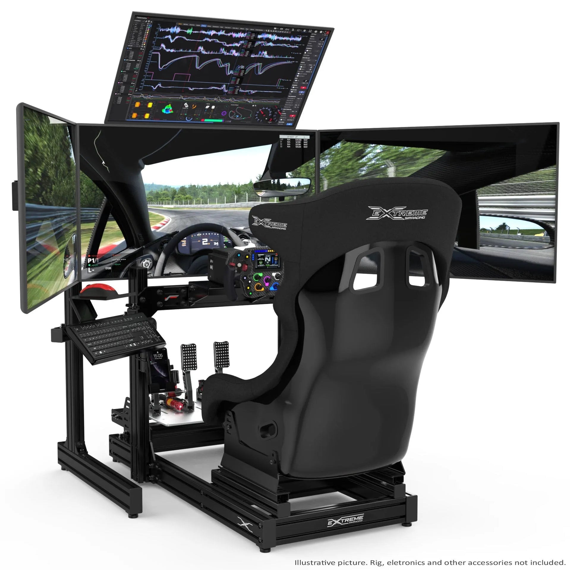 Extreme SimRacing AX80 Aluminum Profile Sim Racing Rig — FAST RACER