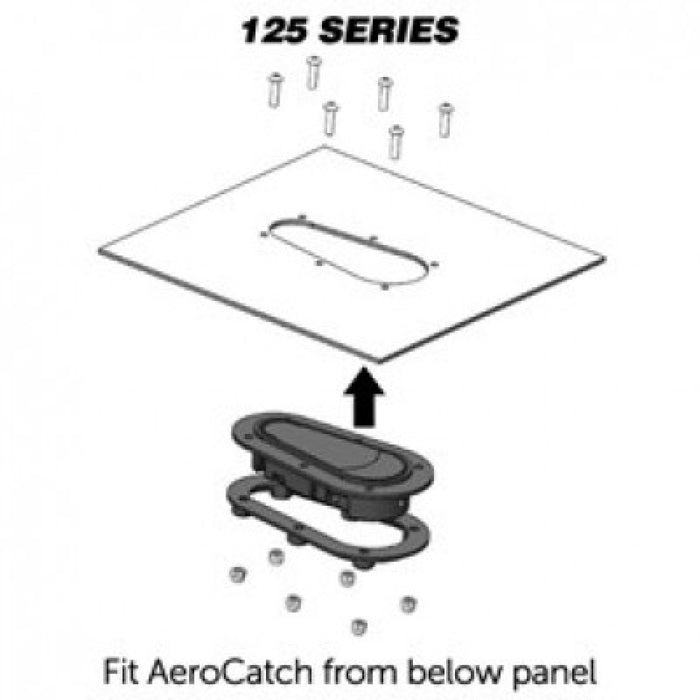 AeroCatch 125-4100 Xtreme Series Locking Hood Pins - Assembly - Fast Racer