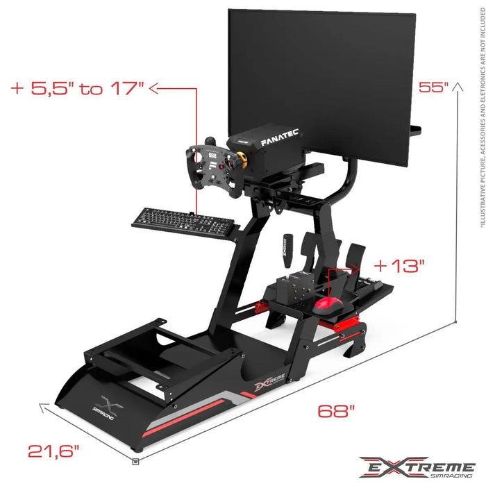 Extreme SimRacing Chassis 3.0 - Full of Accessories — FAST RACER