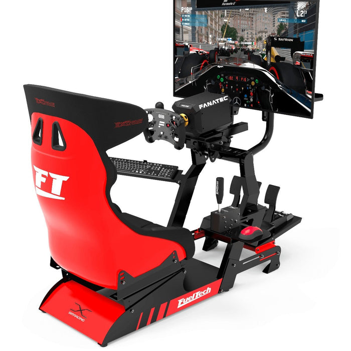 Extreme SimRacing Cockpit P1 3.0 Fully Accessorized — FAST RACER