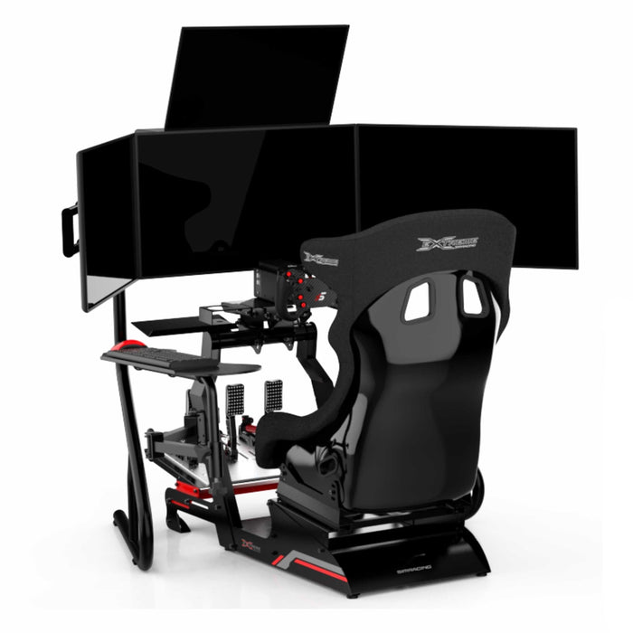 Extreme SimRacing Cockpit P1 3.0 Fully Accessorized — FAST RACER