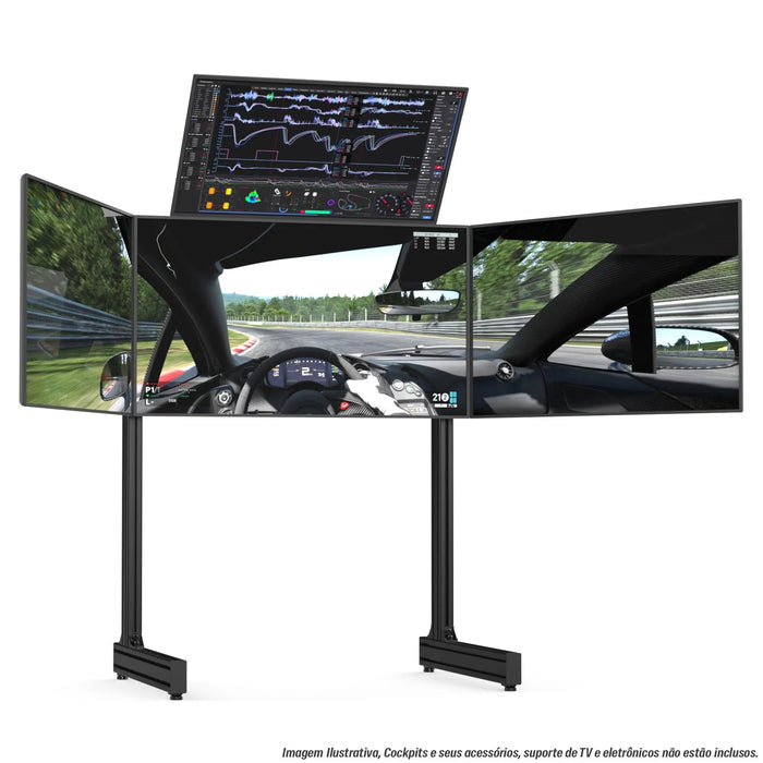 Extreme SimRacing Top Screen Add On For Aluminum Profile TV Stand